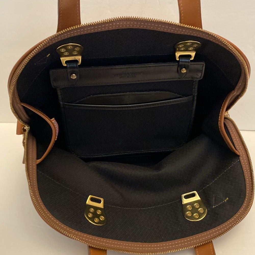 Vintage Dooney & Bourke Canvas and Leather Dome Bag - Picture 12 of 16